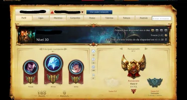 Conta League of Legends Gold V