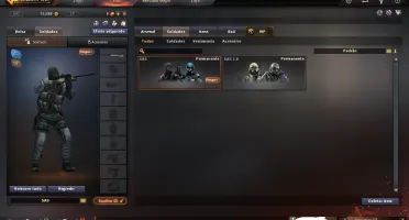 Conta Crossfire AL Barrinha de Ouro com algumas armas de zp