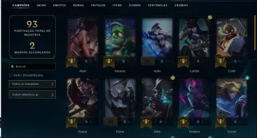 Conta Gold IV handlevel de 2020 com 18 skins barata