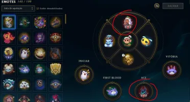 CONTA D4 1LP 149 CHAMPIONS / 267 SKINS LVL 494 / GM S9