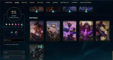 Diamante 1 com 110 Champs e 25 Skins +2 Prestigios