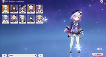 genshin Impact AR7 Venti, qiqi e jean