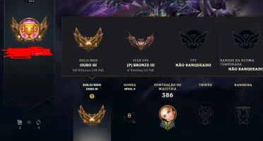acc, 107 champs, 171skins level 262 gold III