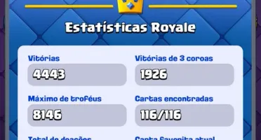 conta clash royale