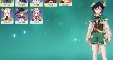 Conta Genshin Impact Venti + Ningguang c1 + Armas 4*