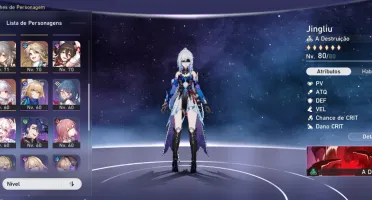 Conta Honkai Star Rail Ar 68 com Vários personagens T5