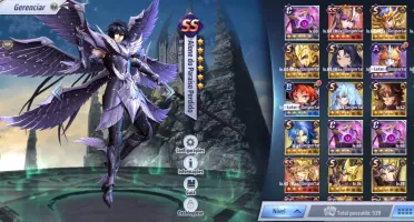 Saint Seiya Awakening com 4 reparos SS/EX e +4 contas CMRD