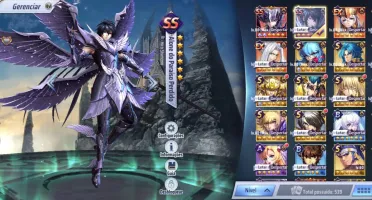 Saint Seiya Awakening com 4 reparos SS/EX e +4 contas CMRD