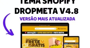 Tema Dropmeta 4.8 - Atualizado 2023 + Bônus Grátis!