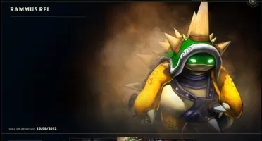 Conta lv 1 com Rammus Rei (RARA) no servidor BR