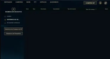 Conta lv 1 com Rammus Rei (RARA) no servidor BR