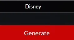 Gerador de contas Disney