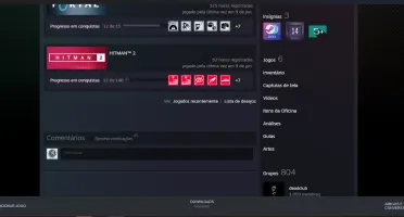 Conta Steam Jogos Pagos, Totalizando 125 Jogos na conta