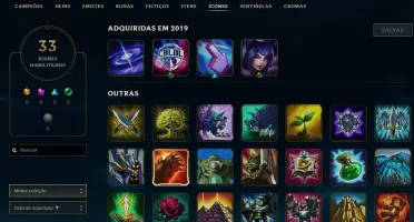 Conta Unranked com Kaisa KDA, 3 reembolsos.