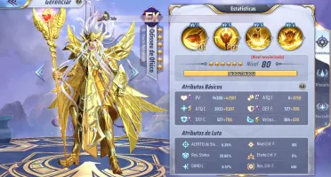 Saint Seiya - Level 64 - A1- HADES REPAIR - 60000+ DIAMANTES
