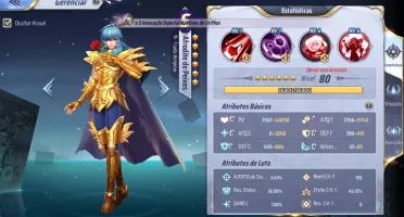 Saint Seiya - Level 64 - A1- HADES REPAIR - 60000+ DIAMANTES