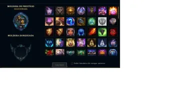 Conta LOL Muitas skins e 142 champions!!!