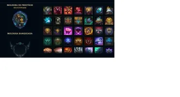 Conta LOL Muitas skins e 142 champions!!!