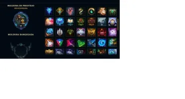 Conta LOL Muitas skins e 142 champions!!!
