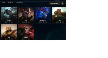 Conta LOL Muitas skins e 142 champions!!!