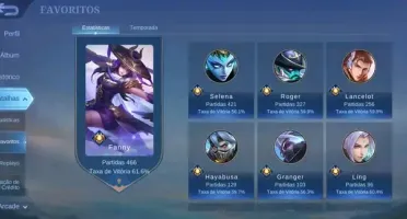 Conta Main Assasino Mobile Legends