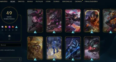 Conta League of Legends Full Acesso - 119 Champs e 49 Skins