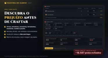 Maestria do Albion | Acesso 30 Dias | Calculadora de Lucro