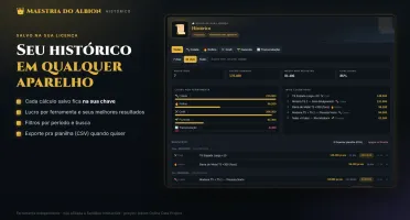Maestria do Albion | Acesso 30 Dias | Calculadora de Lucro