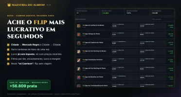 Maestria do Albion | Acesso 30 Dias | Calculadora de Lucro
