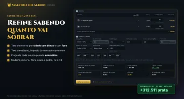 Maestria do Albion | Acesso 30 Dias | Calculadora de Lucro
