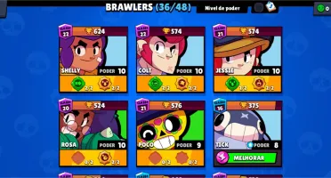 Conta brawl stars 36/48