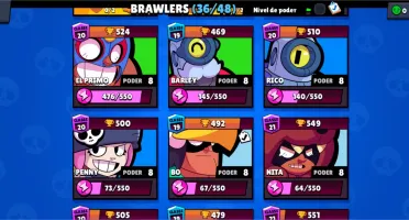 Conta brawl stars 36/48