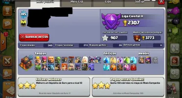 Cash Of Clans Cv 10 Barato, Bem Upado