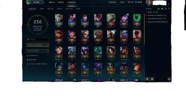 Conta League of Legend Top 115 campeões e 143 Skins