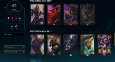 Conta lol platina 4 com Zed prestigio