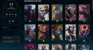 Conta lol platina 4 com Zed prestigio