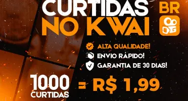 🚀[MENOR PREÇO]✨CURTIDAS + VISUALIZAÇÕES BRASILEIRAS NO KWAI