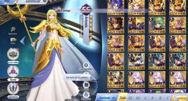 SAINT SEIYA AWAKENING - COM GEMAS AVANÇADAS E LIVROS