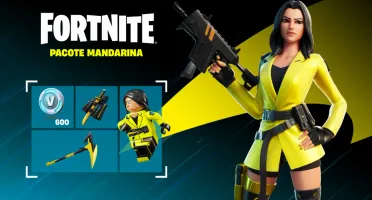 Conta Fortnite Com 4800 Vbucks + Pacote Mandarina