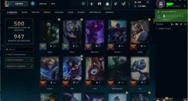 Conta LoL com todos os champs + 150skins