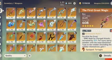 Account Genshin impact