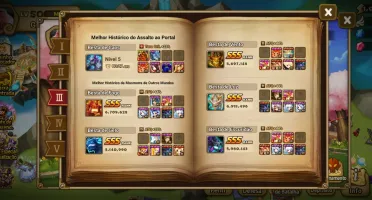 Conta Summoners War top com NAT LD