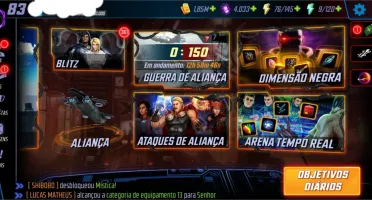 Conta marvel strike force