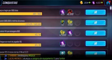 Conta marvel strike force