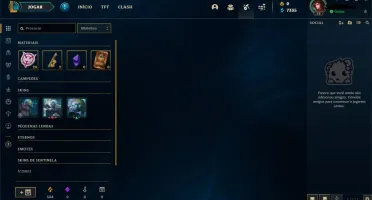 Conta LoL, Platina IV, 60% de WR