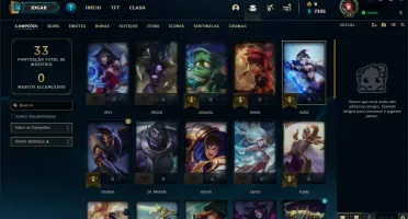 Conta LoL, Platina IV, 60% de WR