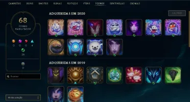 Conta LoL Platina 4