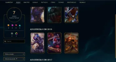 Conta LoL Platina 4