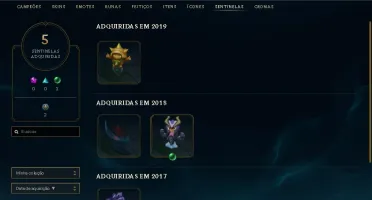 Conta LoL Platina 4
