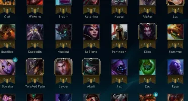 Conta platina com mts skin raras, 81 campeões, 9 pag de runa